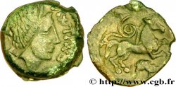 GALLIA - CARNUTES (Regione della Beauce) Bronze PIXTILOS classe X au cheval et au sanglier
