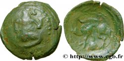 GALLIA - BELGICA - BELLOVACI (Región de Beauvais) Bronze au personnage agenouillé et au sanglier