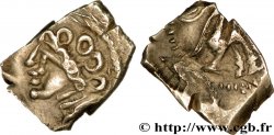 GALLIA - SUDOESTE DE LA GALLIA - RUTENI (Región de Rodez) Drachme “au sanglier”, à la grosse tête bouclée, S. 440