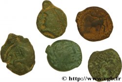 GALLO-BELGIAN - CELTICA Lot de 5 bronzes