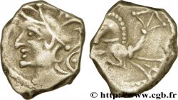 ALLOBROGES (Région du Dauphiné) Denier à l’hippocampe, tête à gauche