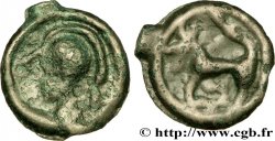 SÉNONS (région de Sens) Potin à la tête casquée et à la rosace TB+