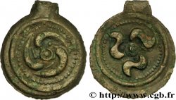 LINGONS (Région de Langres) Bronze aux trois poissons