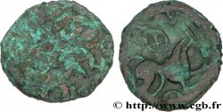 VIROMANDUI (Région du Vermandois) Bronze, imitation du statère d or à l epsilon