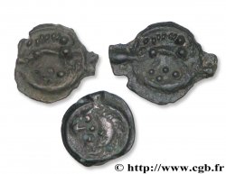 AULERQUES ÉBUROVICES (Région d Évreux) Lot de 3 potins au sanglier enseigne