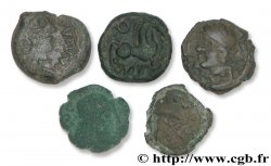 GALLO-BELGIAN - CELTICA Lot de 5 bronzes variés