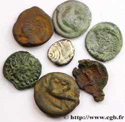 GALLO-BELGIAN - CELTIC Lot de 7 monnaies variées