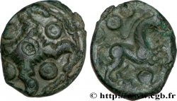 GALLIEN - BELGICA - AMBIANI (Region die Amiens) Bronze au swastika et au cheval
