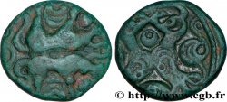 GALLIA BELGICA - AMBIANI (Area of Amiens) Bronze aux bœufs adossés, BN 8524