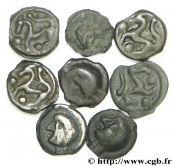 GAULE BELGIQUE - CELTIQUE Lot de 8 potins