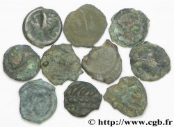 GALLO-BELGIAN - CELTIC Lot de 10 potins à étudier