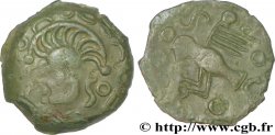 GALLIA BELGICA - MELDI (Regione di Meaux) Bronze à l’aigle et au sanglier, classe I