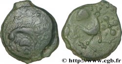 VÉLIOCASSES (Région du Vexin normand) Bronze au sanglier et au coq aptère