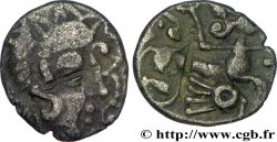CORIOSOLITES (Région de Corseul, Cotes d&nbsp;Armor) Quart de statère de billon, classe VI avers, hybride Vb revers