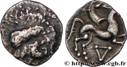 GALLIA - MID-WESTERN, UNSPECIFIED Obole au triangle VF/AU