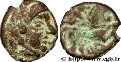 BELLOVAQUES / AMBIENS, Incertaines Bronze imitant les drachmes carnutes LT. 6017