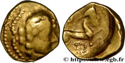 VENETI (Region die Vannes) Quart de statère d’or “de Ploërmel”, à la rouelle perlée