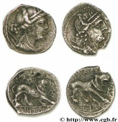 MASSALIEN - MARSEILLES Lot de deux “drachmes légères” ou tétroboles