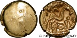 AMBIENS (Région d&nbsp;Amiens) Statère d&nbsp;or uniface, revers aux esses et au globule perlé