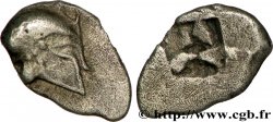 MASSALIA - MARSEILLE Trois-quarts de litra au casque ionien, du trésor d’Auriol 