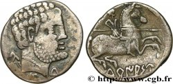 HISPANIA - VASCONES - TURIASU - (Provincia of Zaragoza - Tarazona) Denier au cavalier XF