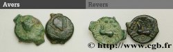 RÈMES (Région de Reims) Lot de 2 petits bronzes au cheval et aux annelets