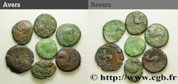 GALLIA BELGICA - REMI (Area of Reims) Lot de 7 bronzes ATISIOS REMOS, classes variées