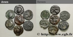 GAULE BELGIQUE - CELTIQUE Lot de 7 potins lot