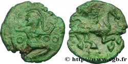 GALLIEN - BELGICA - BELLOVACI (Region die Beauvais) Bronze au personnage courant, à l’astre