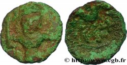 GALLIEN - BELGICA - AMBIANI (Region die Amiens) Bronze au personnage de face et aux torques