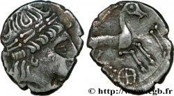 ALLOBROGES (Région du Dauphiné) Denier au cervidé et à la roue, tête à droite