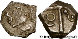 GALLIA - SUODESTE DE LA GALLIA - SOTIATES (Región de Sos) Drachme &nbsp;à la tête bouclée du Causé&nbsp;, S. 237