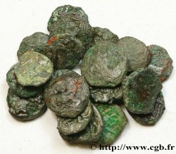 GALLO-BELGIAN - CELTICA Lot de 20 bronzes variés sur flans courts et rognés