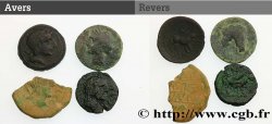 HISPANIA - IBERICO Lot de 4 bronzes celtibères