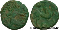 GALLIA BELGICA - BELLOVACI (Area of Beauvais) Bronze au personnage courant