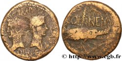 AUGUSTUS and AGRIPPA Dupondius VF