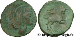 GALLIEN - NEDENES (oppidum des Montlaures) Unité ou bronze au taureau, imitation de NERONKEN