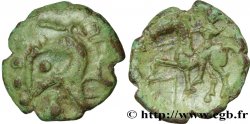 GALLIA BELGICA - AMBIANI (Región de Amiens) Bronze au sanglier et au cavalier