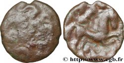 GALLIA BELGICA - BELLOVACI, Inciertas Bronze imitant les drachmes carnutes LT. 6017