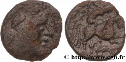 GALLIA BELGICA - AMBIANI (Regione di Amiens) Bronze au cheval et à l’aurige, type de Chilly