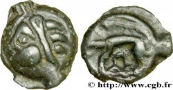 LEUQUES (Région de Toul) Potin à la tête d’indien, classe Ic