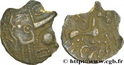 GALLIA BELGICA - AMBIANI (Area of Amiens) Denier d argent scyphate dit “à l hippocampe”, fragmentaire