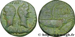 AUGUSTUS and AGRIPPA Dupondius