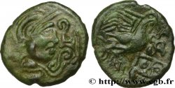 GALLIA - BELGICA - BELLOVACI (Región de Beauvais) Bronze au coq, “type de Lewarde” DT.518