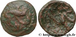 GALLIA BELGICA - AMBIANI (Región de Amiens) Bronze au sanglier et au cavalier tenant un sanglier enseigne