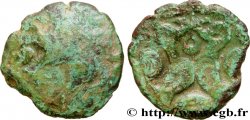 GALLIA BELGICA - AMBIANI (Región de Amiens) Bronze aux boeufs adossés, BN 8524