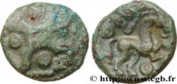 GALLIA BELGICA - AMBIANI (Región de Amiens) Bronze au swastika et au cheval