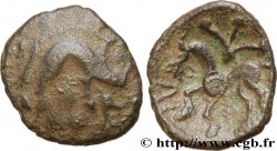 GALLIEN - BELGICA - AMBIANI (Region die Amiens) Bronze au sanglier et au cheval, “type des dépôts d’Amiens”