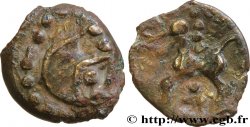 BITURIGES CUBI, UNBEKANNT Bronze au loup et au cheval - aux trois globules