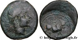 HISPANIA - CASTULO/KASTILO (Province de Jaen/Calzona) Demi-unité de bronze ou semis au taureau